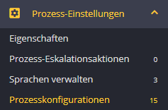 Prozesskonfiguration